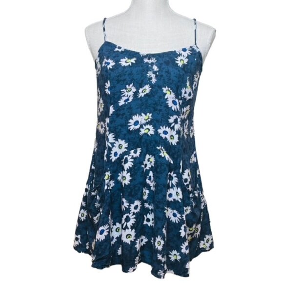 AMERICAN EAGLE Daisy Print Mini Dress - Size Small - Picture 1 of 4